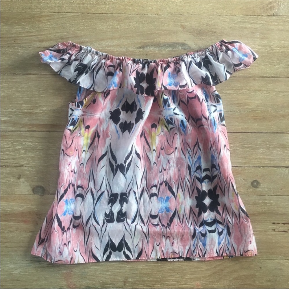 J CREW off should blouse